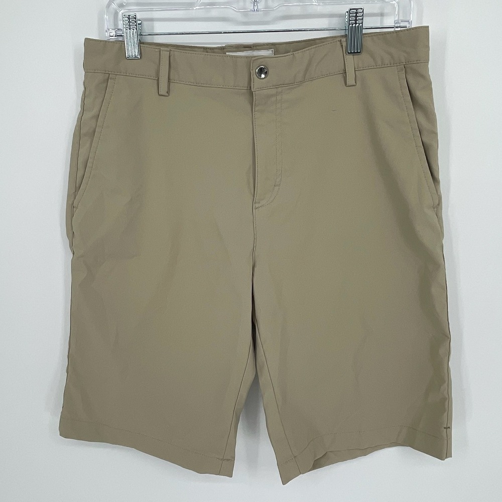 Calvin Klein Men's Tan Performance Stretch Golf Shorts Size 30" Waist